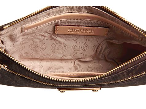 michael michael kors mk logo large wristlet|michael kors wristlets clearance.